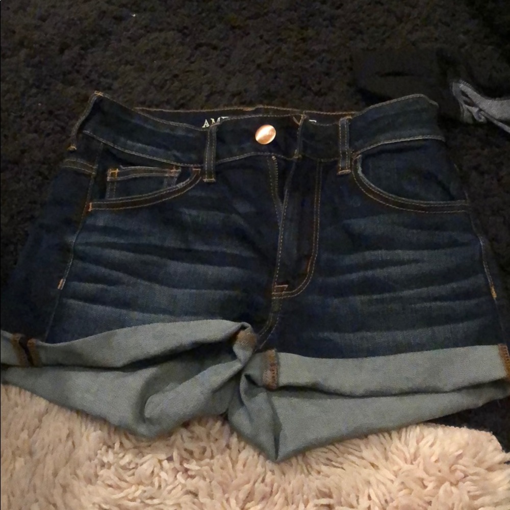 American eagle jean shorts